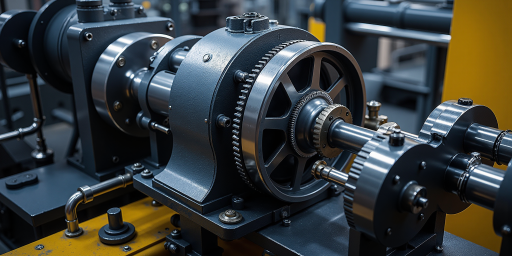 Industrial machinery application case, large-scale industrial equipment operation, precision transmission components, mechanical manufacturing scenario